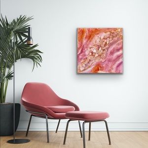 Custom epoxy painting, pick 3 colors